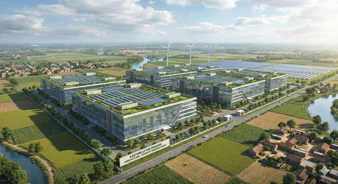 Beyond Noida: Why Green Data Centres are Moving to Eastern Uttar Pradesh